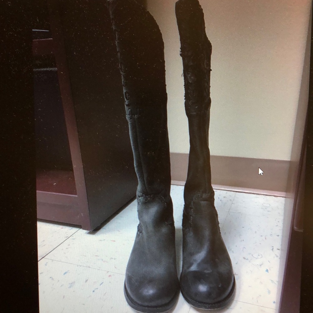 Corral Indie Spirit Distressed Black Boots